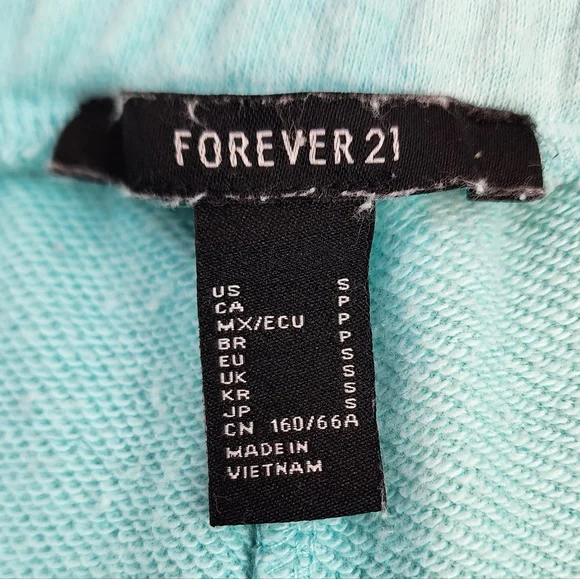 🚨LAST CALL🚨 Forever 21 Bermuda Sweat Shorts Women's Small Comfy Pastel - Picture 6 of 7